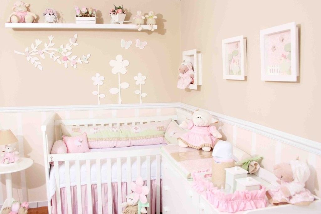 quarto de bebê rosa bebê