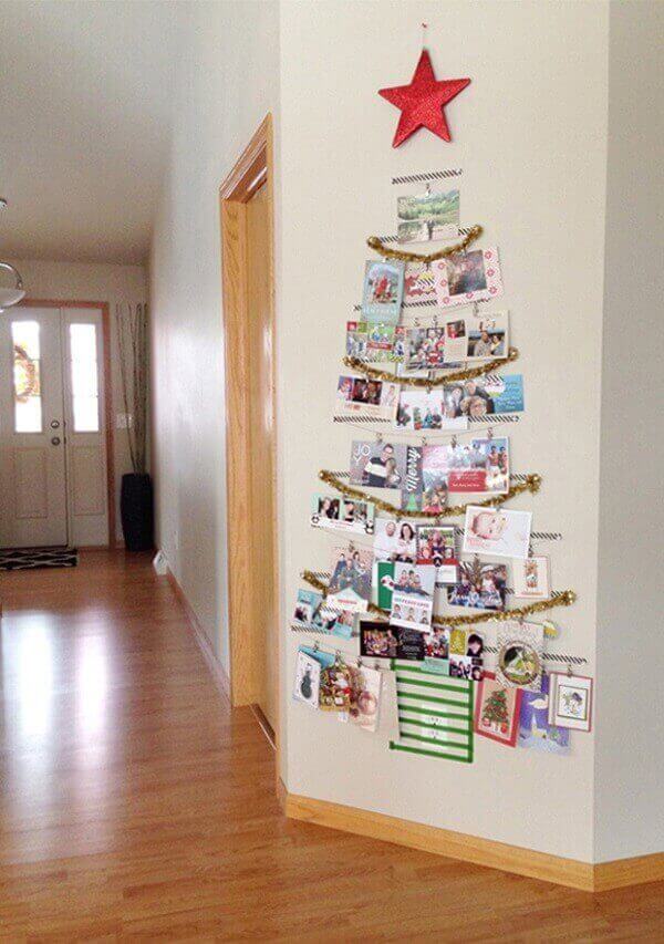 decoração de natal na parede