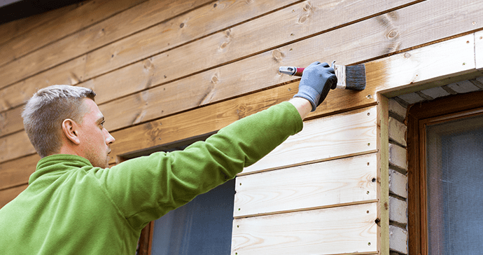 Como pintar madeira de fachadas