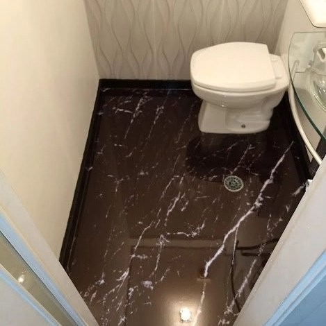 banheiro marmorizado