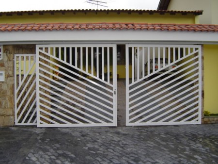 modelos de portões para fachadas